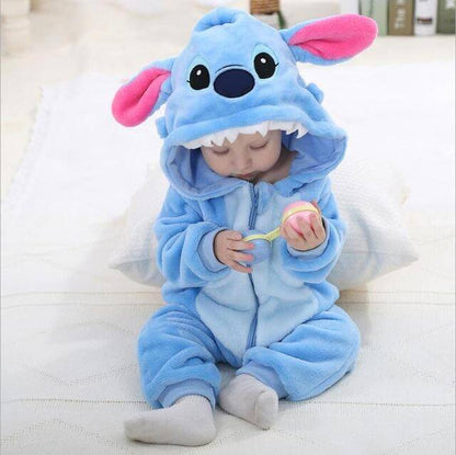 Fun Animal Baby Romper Suit