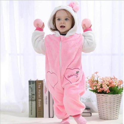 Fun Animal Baby Romper Suit