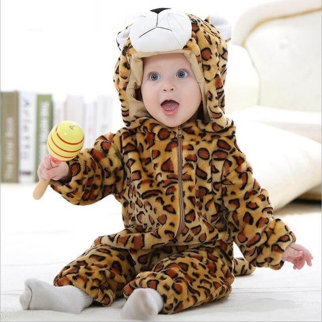 Fun Animal Baby Romper Suit