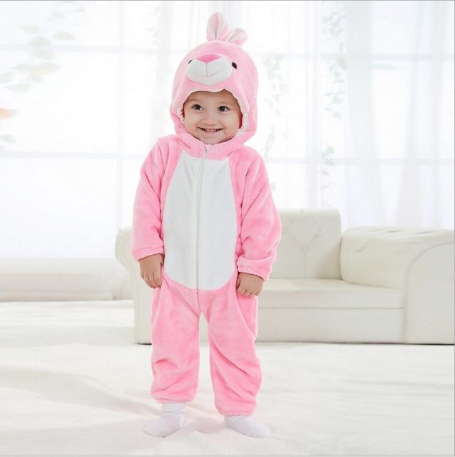 Fun Animal Baby Romper Suit
