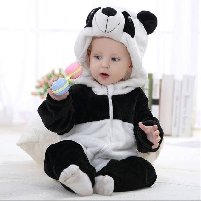 Fun Animal Baby Romper Suit