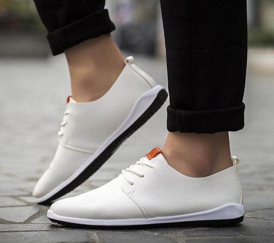 Comfortable Airy Mens Genuine Leather Shoes - Pexav