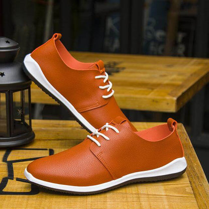 Comfortable Airy Mens Genuine Leather Shoes