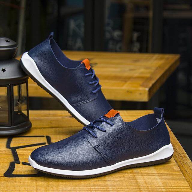 Comfortable Airy Mens Genuine Leather Shoes