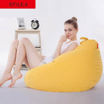 Vibrant Fabric Bean Bag Chairs