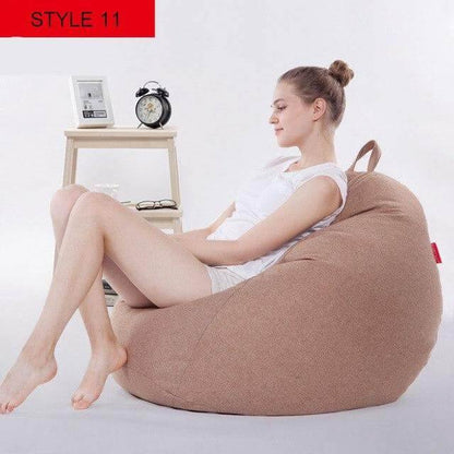 Vibrant Fabric Bean Bag Chairs