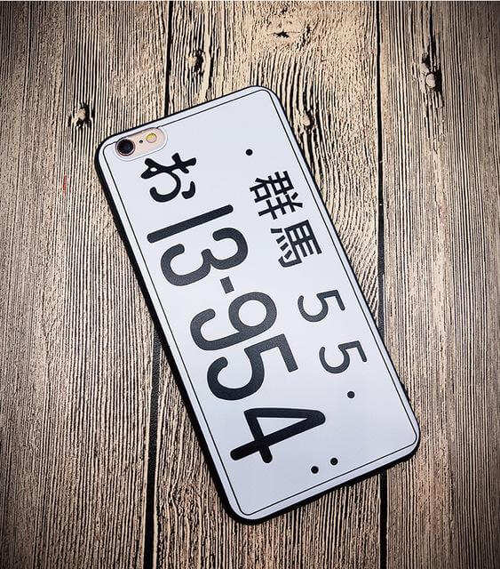 Trendy Plate Design Phone Case For iPhone Models