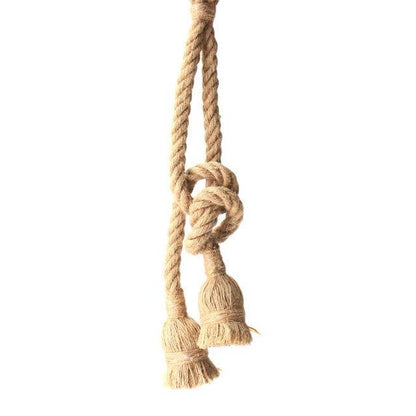 Unique Vintage Style Hemp Lamp