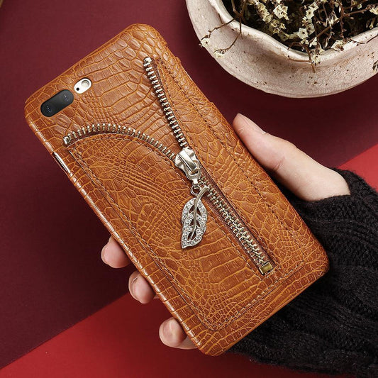 Vintage Alligator Style Leather iPhone Cover - Pexav