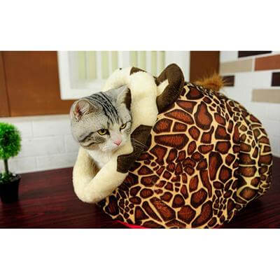 Colorful Animal Print Pet Bed