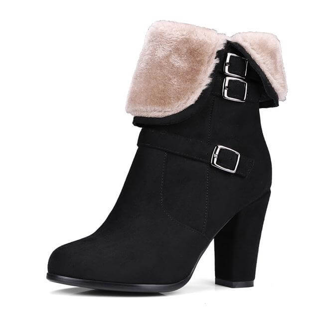 Warm Fuzzy Winter Ankle Boots