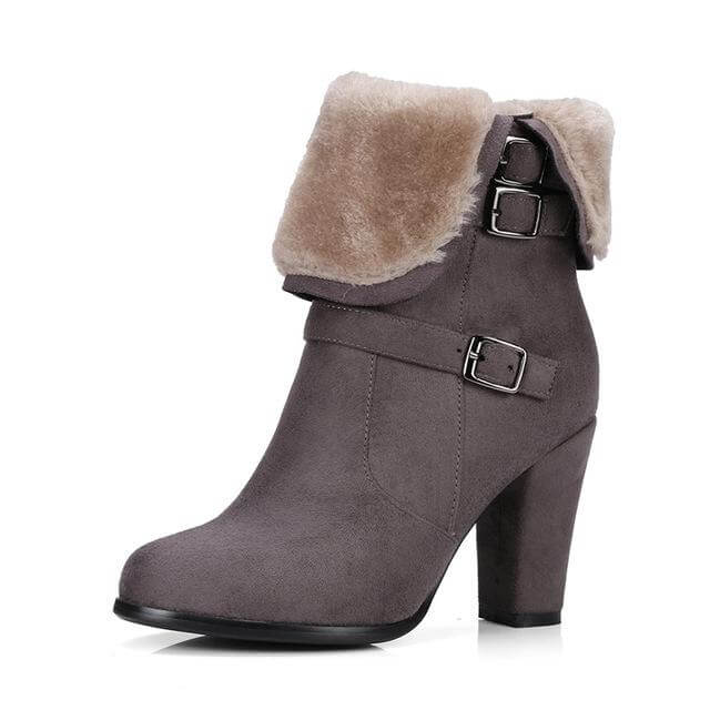 Warm Fuzzy Winter Ankle Boots