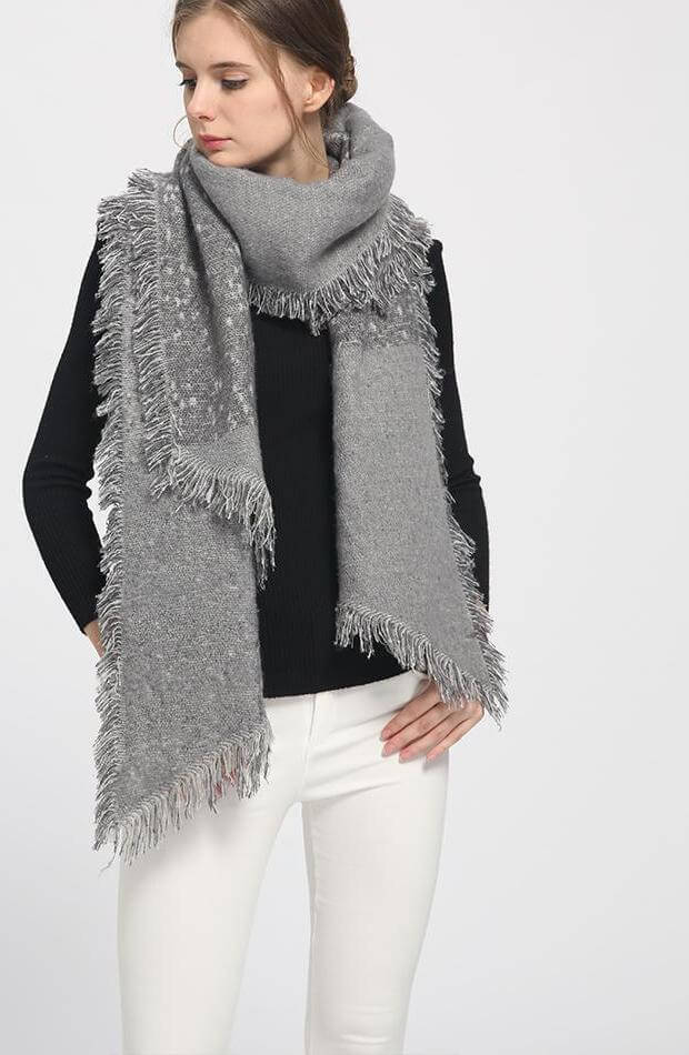 Cozy Women's Winter Scarves Soft Shawl Wrap - Pexav