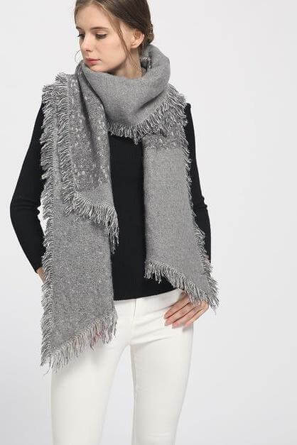 Cozy Women's Winter Scarves Soft Shawl Wrap