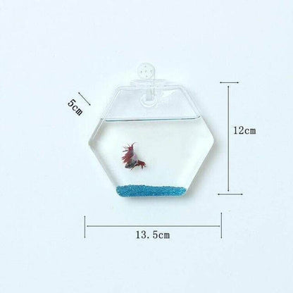 Unique Glass Geometric Wall Terrarium Container