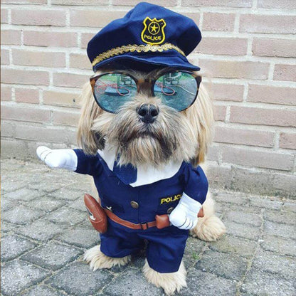 Fun Police Pet Outfit - Pexav