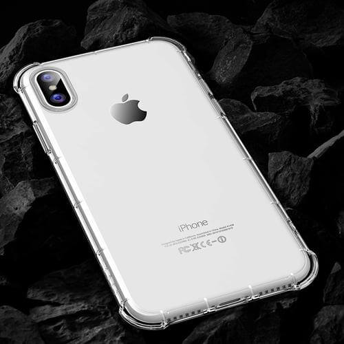 Tough Durable Clear Phone Case for iPhone X
