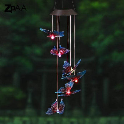 Colorful Solar Powered Garden Lamp