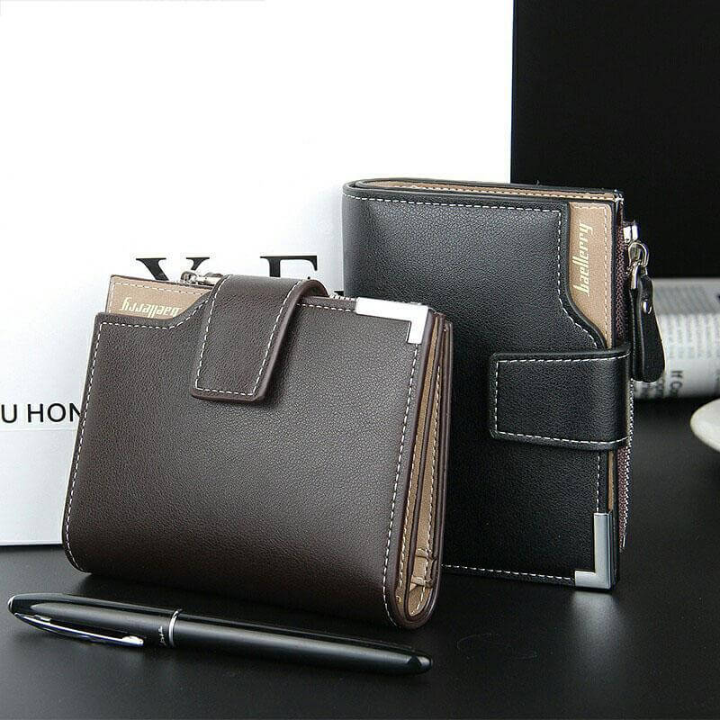 Slim Mens Leather Wallet - Pexav
