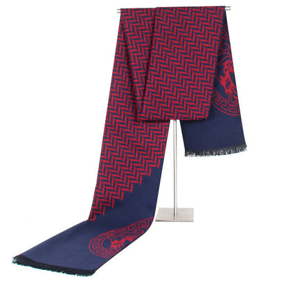 Classic Checked Scarf for Men