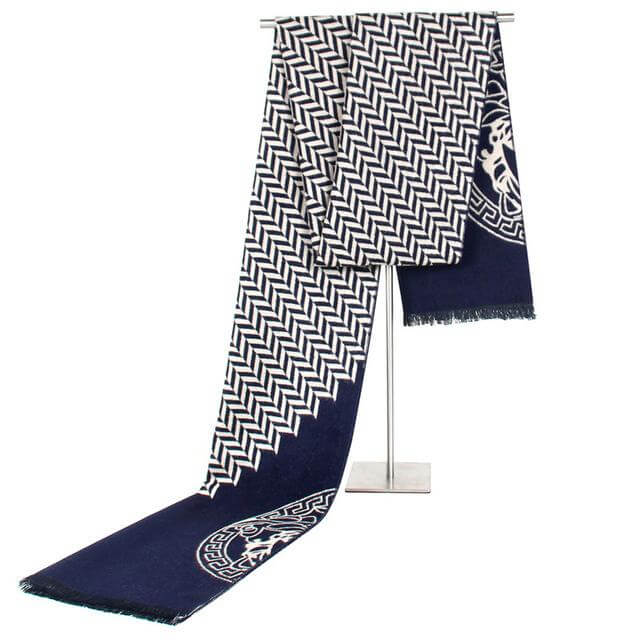 Classic Checked Scarf for Men