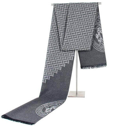 Classic Checked Scarf for Men