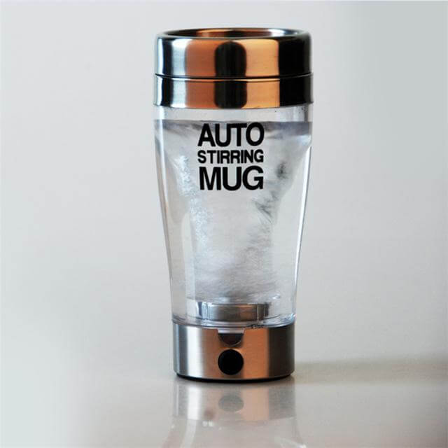 Automatic Mixing Steel Clear Mug