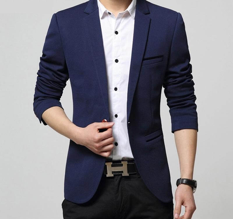 Smart Formal Mens Blazer Jacket - Pexav