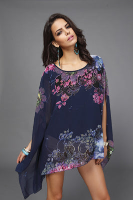 Floral Chic Lightweight Women's Blouse