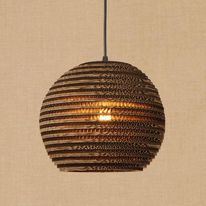 Stylish Paper Shade Folding Pendant Light Lamp - Pexav