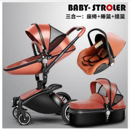 Premium Baby Pram Stroller 2 3 Piece Set
