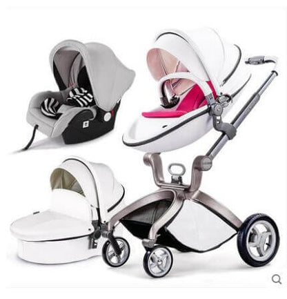 Premium 3 in 1 Baby Pram Stroller System