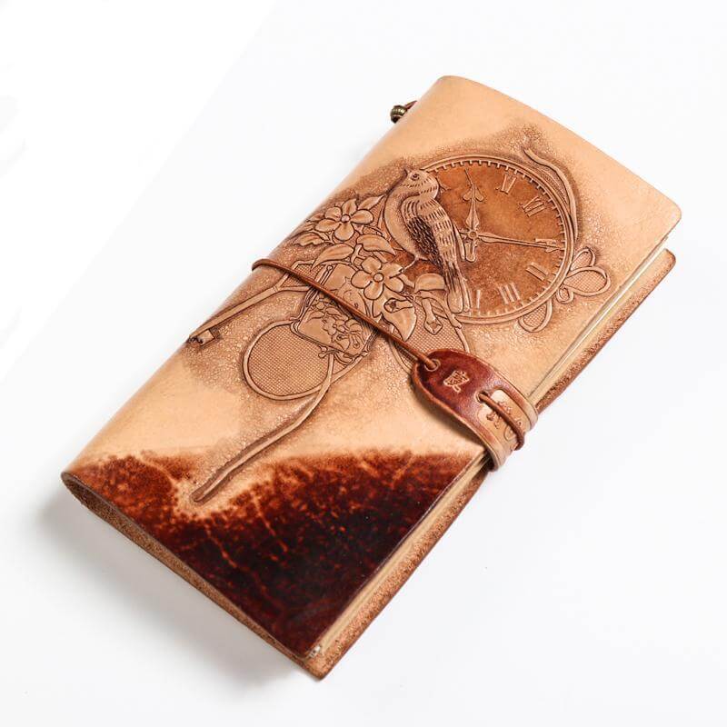 Handmade Bird Theme Daily Planner Clock - Pexav