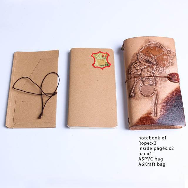 Handmade Bird Theme Daily Planner Clock