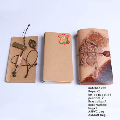 Handmade Bird Theme Daily Planner Clock