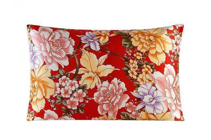 Vibrant Multicolor Silk Pillow Covers