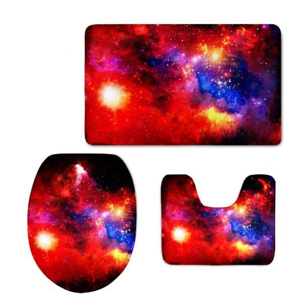 Colorful Bathroom Star Mat Sets
