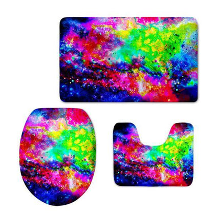 Colorful Bathroom Star Mat Sets