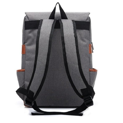 Classic Student Laptop Backpack with USB Charger Port