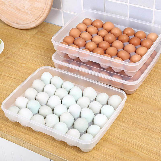 Asian-Inspired Plastic Egg Storage Container - Pexav