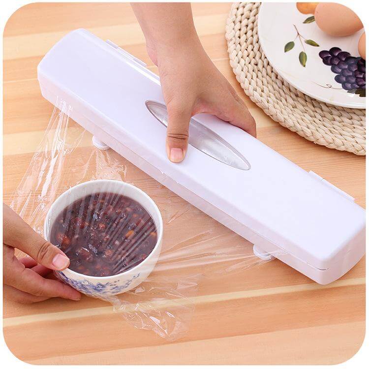 Easy Use Plastic Wrap Dispenser Kitchen Tool - Pexav