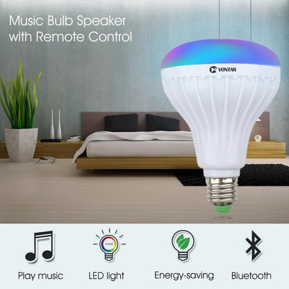 Color Changing LED Bulb Speaker