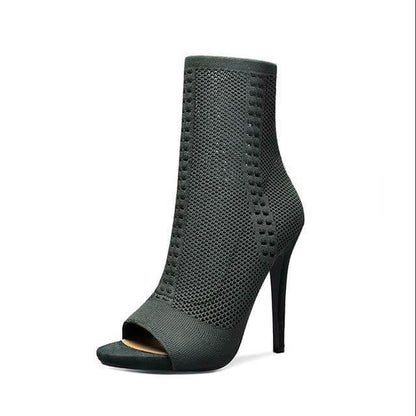 Elegant Cut Out High Heel Women's Shoes
