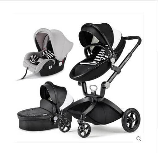 Premium 3 in 1 Baby Pram Stroller System