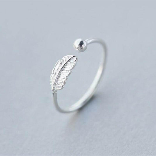 Unique Sterling Silver Band Ring - Pexav