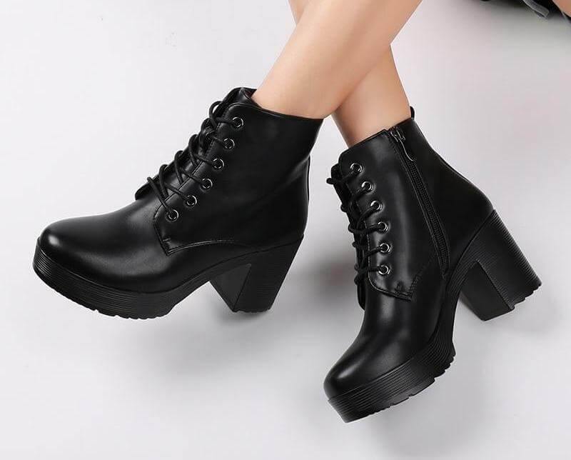 Plush High Heel Furry Boots for Women - Pexav