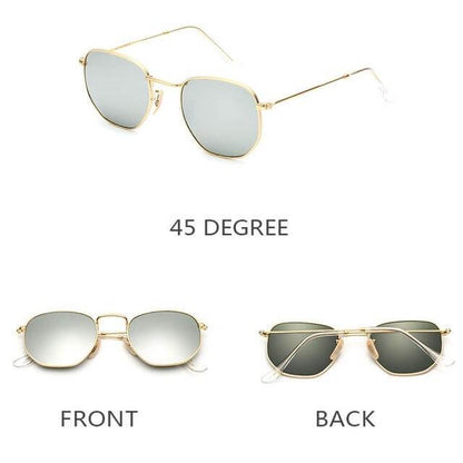 Classic Mirror Shade Aviator Sunglasses