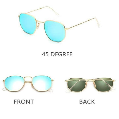 Classic Mirror Shade Aviator Sunglasses