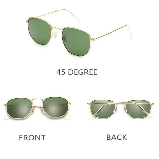 Classic Mirror Shade Aviator Sunglasses