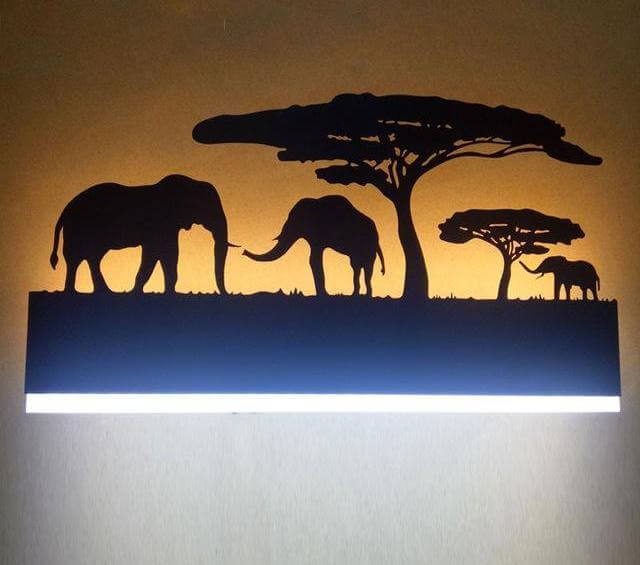 Sleek White Modern LED Wall Lamps